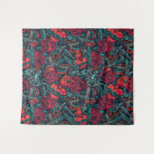 Retro-Tattoo Wandkleed (Voorkant (horizontaal))