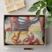 Retro Tattooed Bikini Pin-up Tissuepapier (Geschenk)