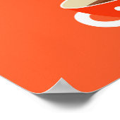 Retro Tea Party vintge theedcups Poster (Hoek)