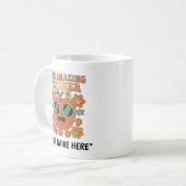 Retro Teacher Appreciation  | Personalized Class o Koffiemok (Voorkant links)