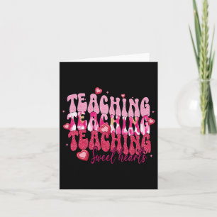 Retro Teaching Sweethearts Snoep Heart Teacher Val Kaart