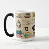 Retro Teacup Advertentie Koffie Mok (Links)