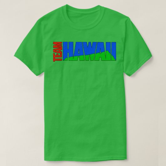 Retro Team Hawaii 1977 TShirt (Design devant)
