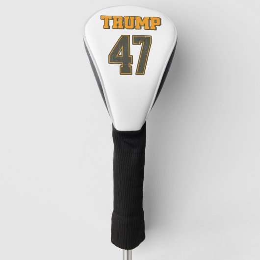 Retro Team Trump 47  Golfheadcover (Voorkant)