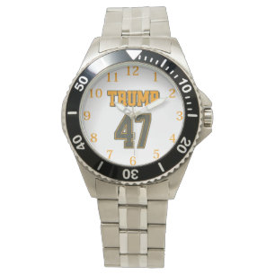 Retro Team Trump 47  Horloge