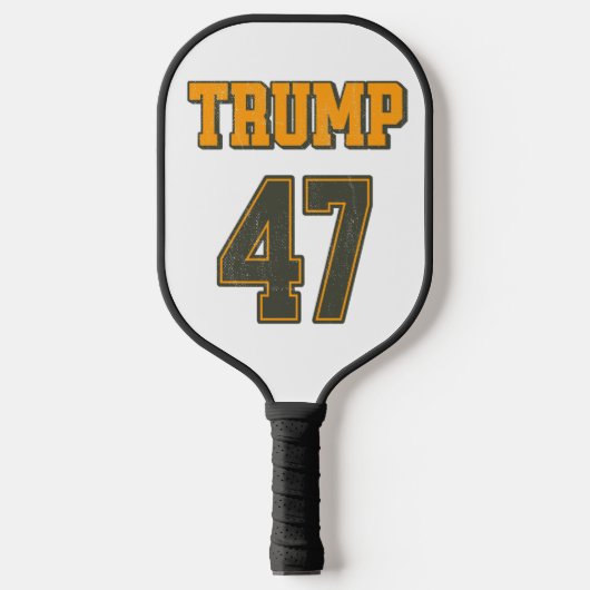 Retro Team Trump 47  Pickleball Paddle (Voorkant)