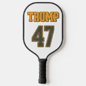 Retro Team Trump 47  Pickleball Paddle (Achterkant)