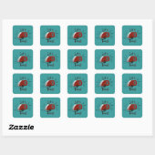 Retro Teardrop Camper Stickers (Vel)