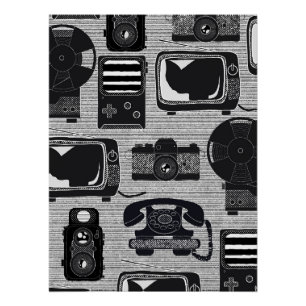 Retro technologie perfect poster