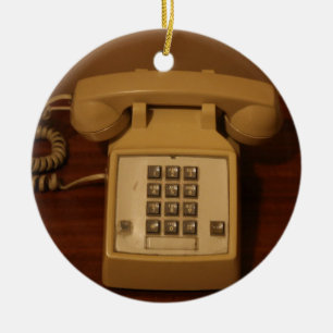  Retro Telefoon Keramisch Ornament