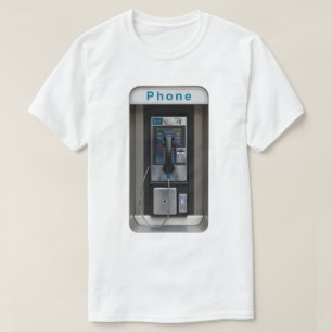Retro telefooncel ontwerp, vintage telefooncel kun t-shirt
