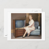 Retro Television Advertisement  Briefkaart (Voorkant / Achterkant)