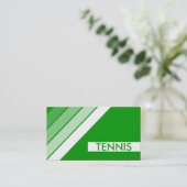 retro TENNIS Visitekaartje (Staand voorkant)