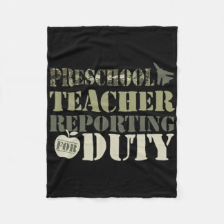 Retro terug naar school vrouwen oude camouflage kl fleece deken