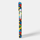 Retro Tetris Blocks Seamless Pattern Case-Mate iPhone Case (Achterkant / Links)