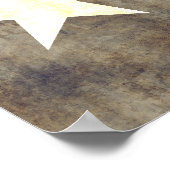 Retro Texas Flag Poster (Hoek)