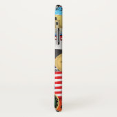 Retro Texas Sticker Pattern Case-Mate iPhone Case (Achterkant / rechts)