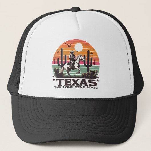 Retro Texas Trucker Pet (Voorkant)