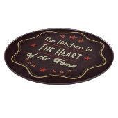 Retro Text Kitchen Quote Snijplank (Hoek)