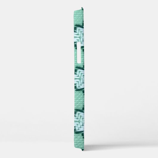 Retro textielgaren couching, grafische puls. Case-Mate iPhone case (Achterkant / Rechts)