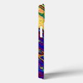 Retro textuur abstract ontwerp Case-Mate iPhone case (Achterkant / Rechts)