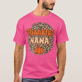 Retro Thankful Mama Hallo Herfst Autumn Vibes Beda T-shirt