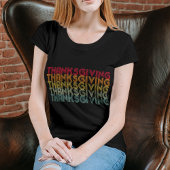 Retro Thanksgiving 70s T-shirt