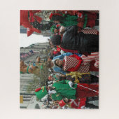 Retro Thanksgiving Day Parade Legpuzzel (Verticaal)
