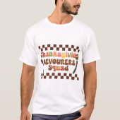 Retro Thanksgiving | Thanksgiving Devourers Squad T-shirt (Voorkant)