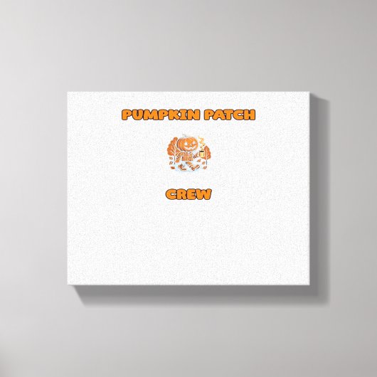 Retro Thanksgiving Turkije – Herfst Harvest Design Canvas Afdruk (Voorkant)