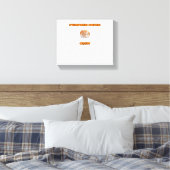 Retro Thanksgiving Turkije – Herfst Harvest Design Canvas Afdruk (Insitu (Slaapkamer))