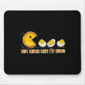 Retro Thanksgiving You Know Why I'm Here Deviled E Muismat (Voorkant)