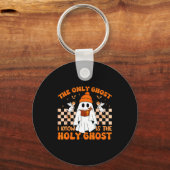 Retro The Only Ghost I Know Is The Holy Christian Sleutelhanger (Voorkant)