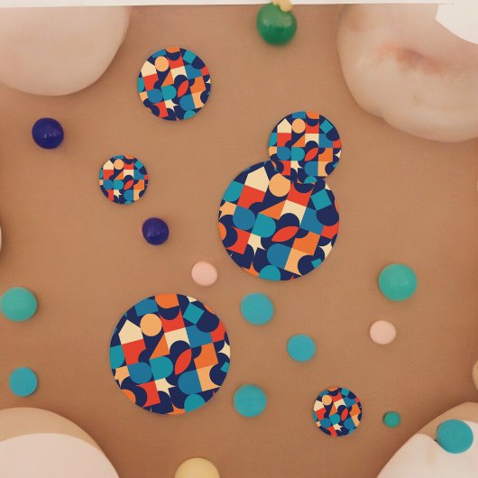 Retro thema confetti