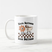 Retro thema "Meer Espresso Minder Depresso" Mok (Links)