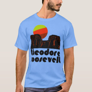 Retro Theodore Roosevelt Tourist Souvenir National T-shirt