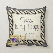 Retro "This is My Happy Place" motivatie poster,