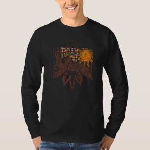 Retro Thunderbird Desert Cactus Roam Free Western T-shirt
