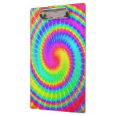Retro Tie Dye Hippie Psychedelic Klembord (Links)