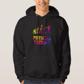 Retro Tie Dye Physical Therapy Evolution  PT Thera Hoodie (Voorkant)