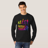 Retro Tie Dye Physical Therapy Evolution PT Thera T-shirt (Voorkant volledig)