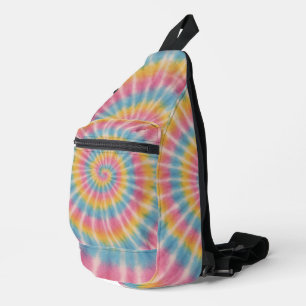 Retro Tie-Dye Sling Bag