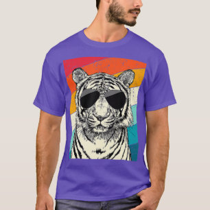 Retro tijger met zonnebril Wild Animal Lo T-shirt