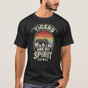 Retro-tijgers zijn mijn dierlijk tijger t-shirt