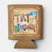 Retro Tiki Bar-partij Blikjeskoeler (Achterkant)