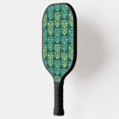 Retro Tiki Beach Bar Patroon Pickleball Paddle (Links)