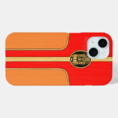 Retro Tiki Surfboard Case-Mate iPhone Case (Achterkant (horizontaal))