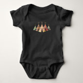 Retro Tipi Native American Tepee Romper (Voorkant)