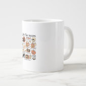 Retro Tis The Season Halloween Season Fall Design Extra Grote Beker (Voorkant rechts)