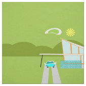 Rétro tissu de coton peigné de Palm Springs par (Échantillon)